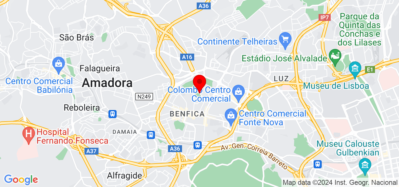 Tiago C&acirc;ndido - Lisboa - Lisboa - Mapa