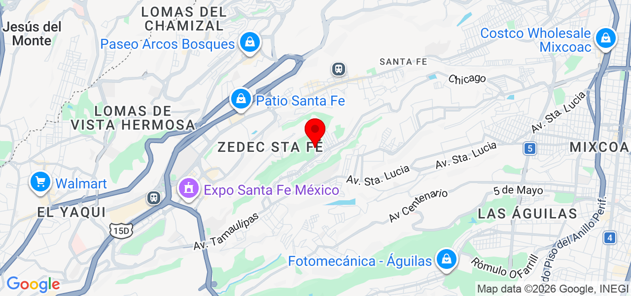 FTC - Ciudad de Mexico - Álvaro Obregón - Mapa