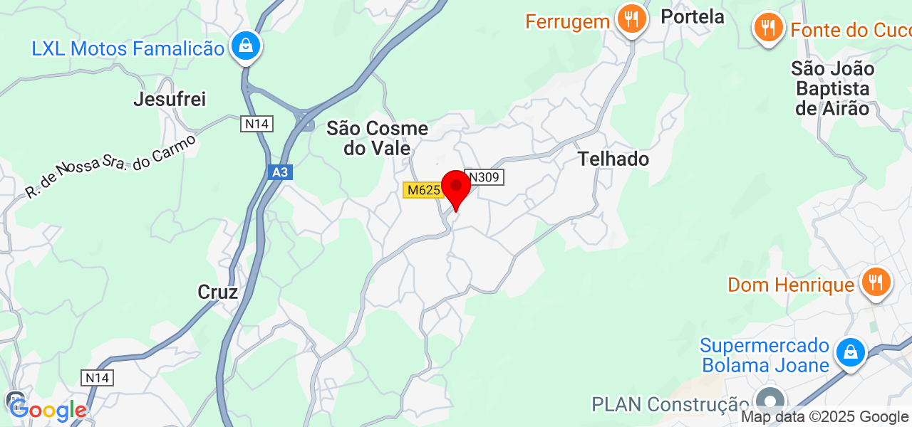Enarge, Lda - Braga - Vila Nova de Famalicão - Karte