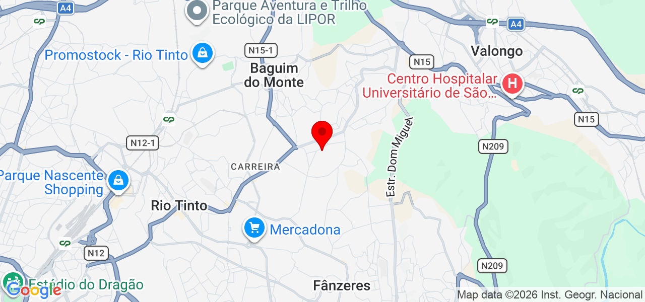 Roque Ferreira - Porto - Gondomar - Carte