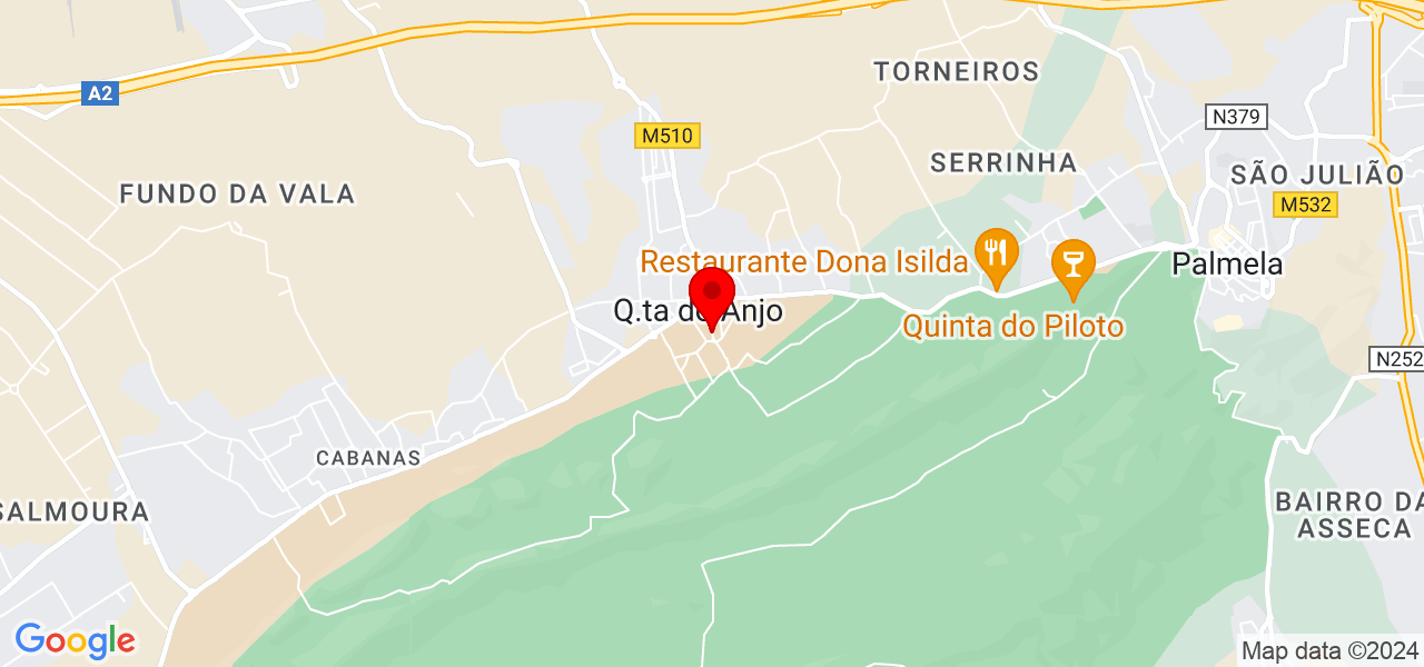 Gustavo Jesus - Setúbal - Palmela - Mapa