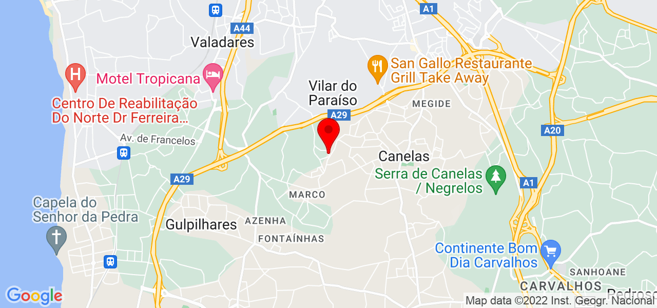 Paulo silva - Porto - Vila Nova de Gaia - Mapa