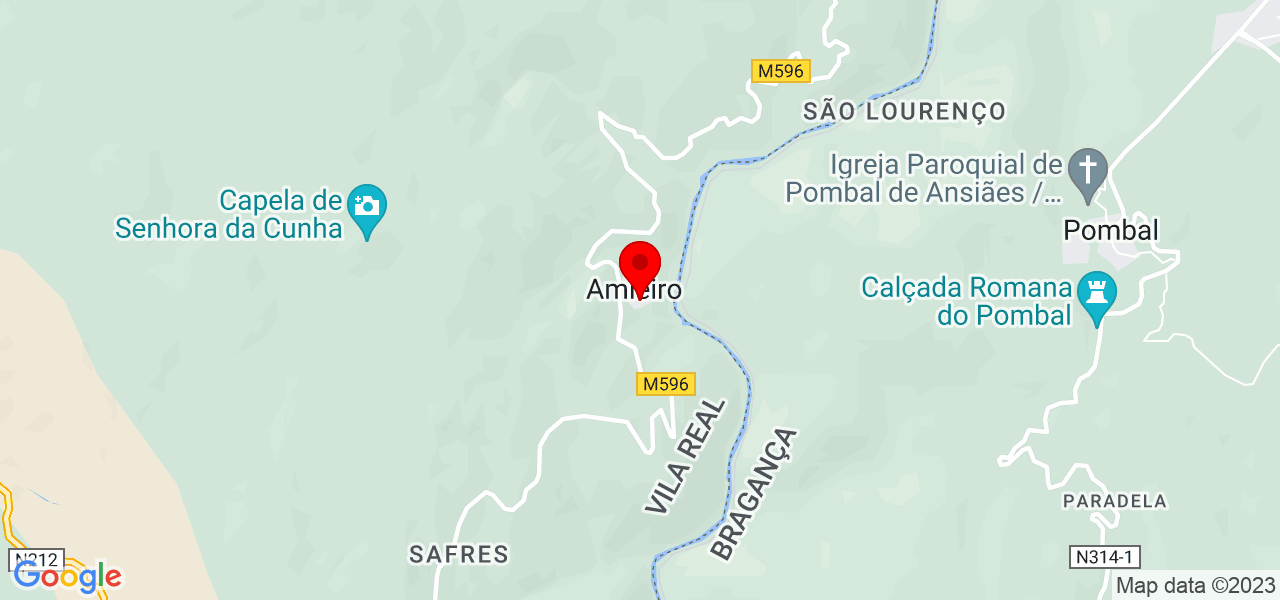 samuel wildary - Vila Real - Alijó - Mapa
