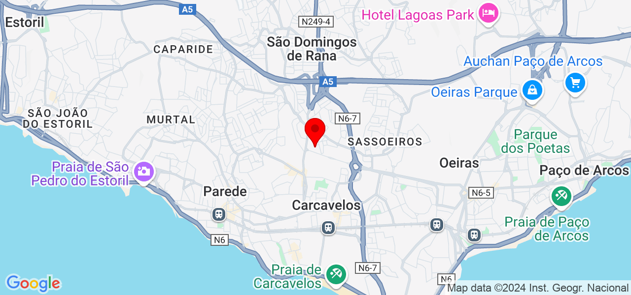 Juliano - Lisboa - Cascais - Mapa