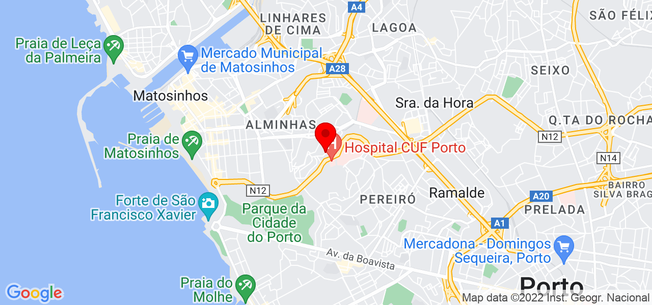 Filipe Moreira - Porto - Matosinhos - Mapa