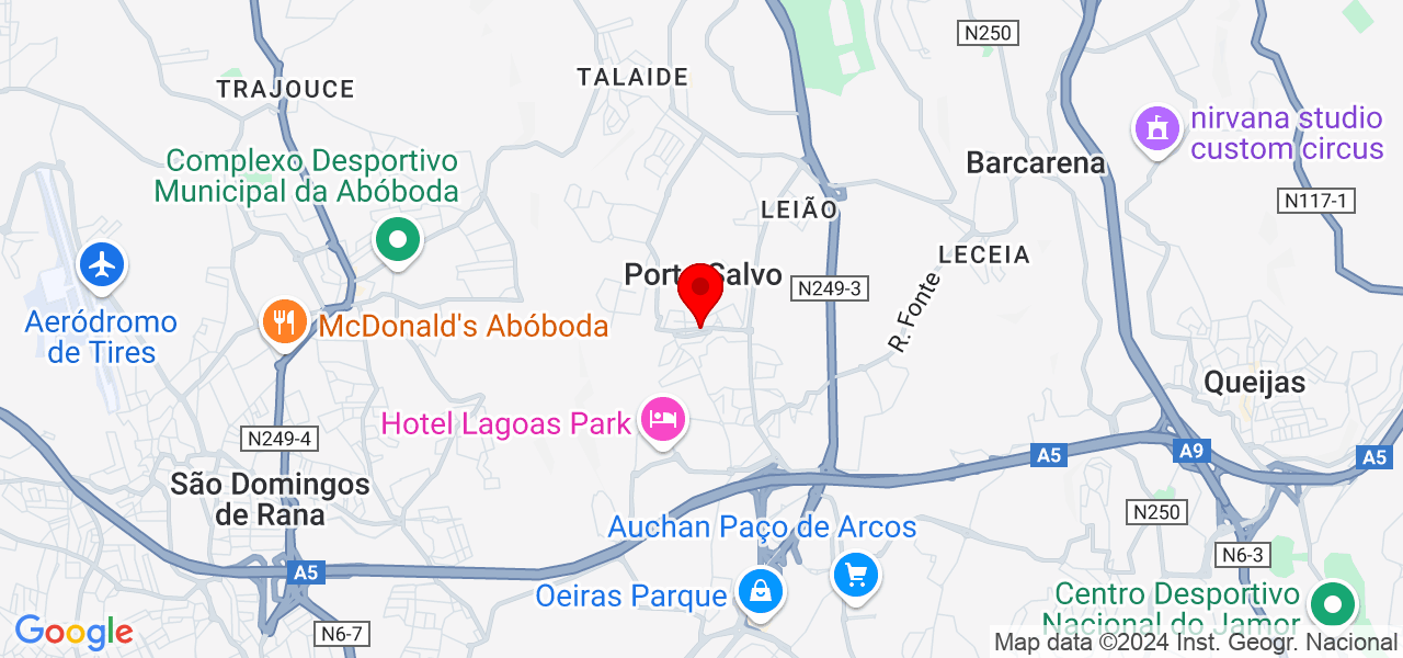 Gisele - Lisboa - Oeiras - Mapa