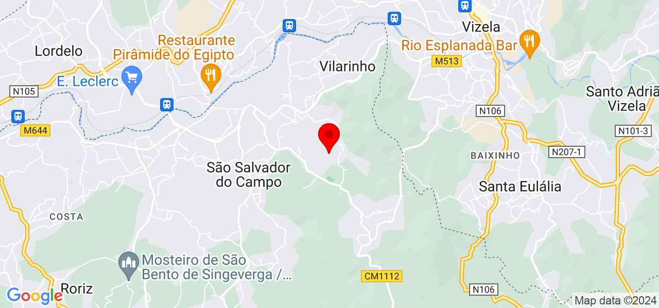 TT Servi&ccedil;os - Porto - Santo Tirso - Mapa