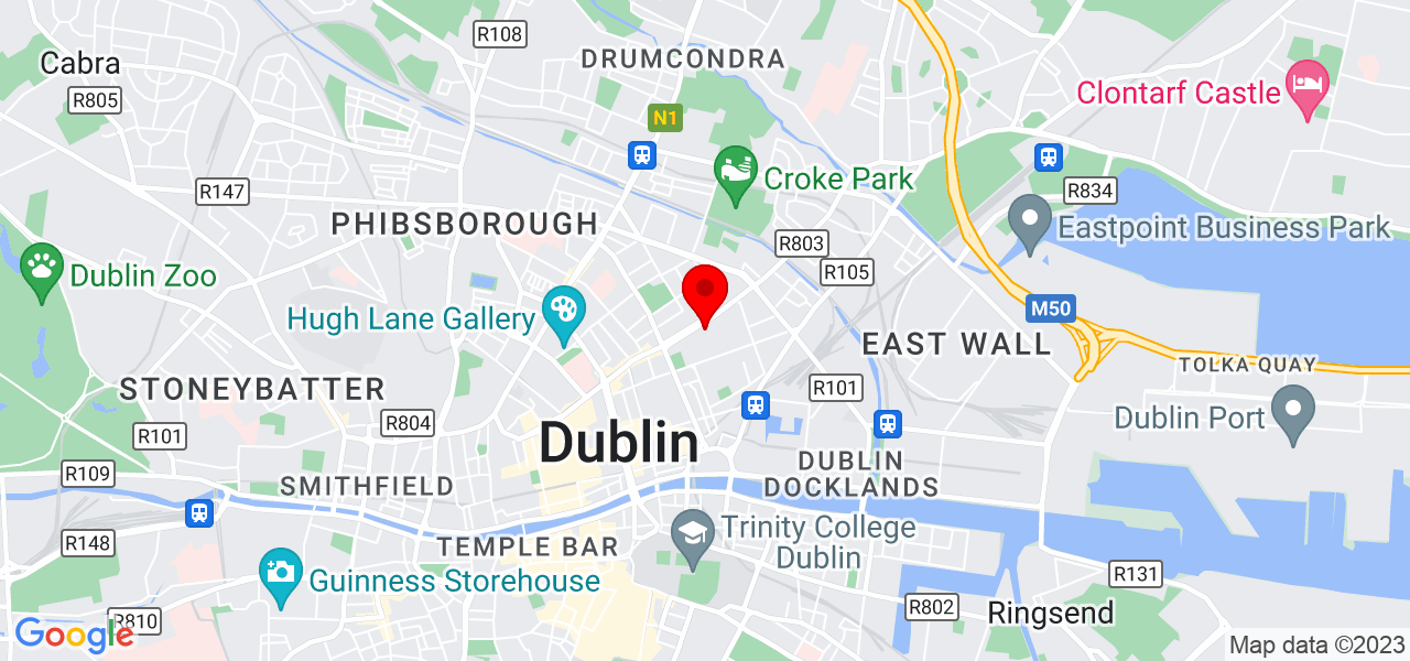 Data Sensum - Leinster - Dublin - Map