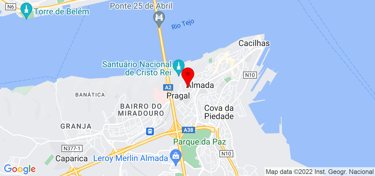 FLS-HVAC - Setúbal - Almada - Mapa