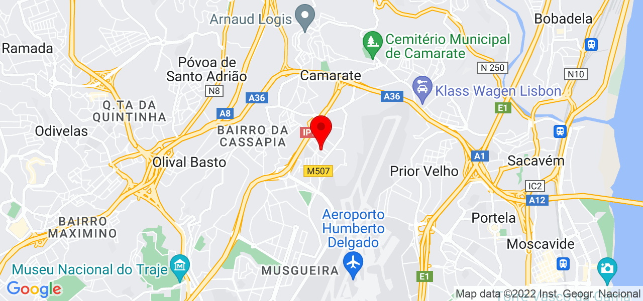 Ana Carreira - Lisboa - Loures - Mapa
