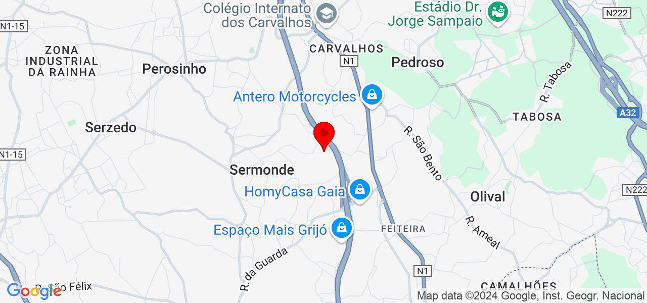 Hygor G - Porto - Vila Nova de Gaia - Map