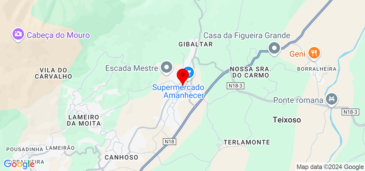 Hernandez - Castelo Branco - Covilhã - Map