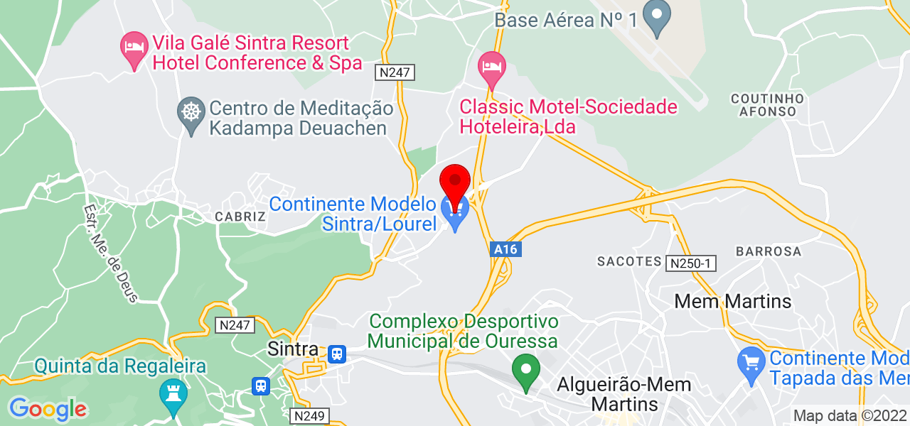 Cokipite das motas - Lisboa - Sintra - Map