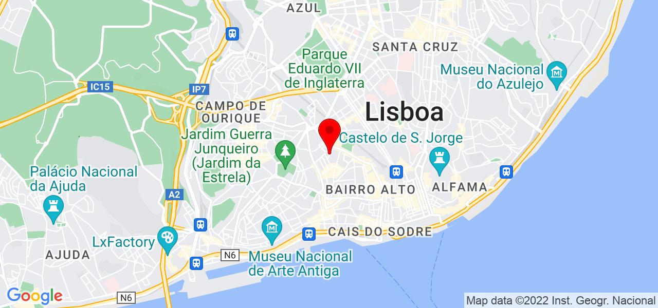 Jacinto Gentine - Lisboa - Lisboa - Mapa