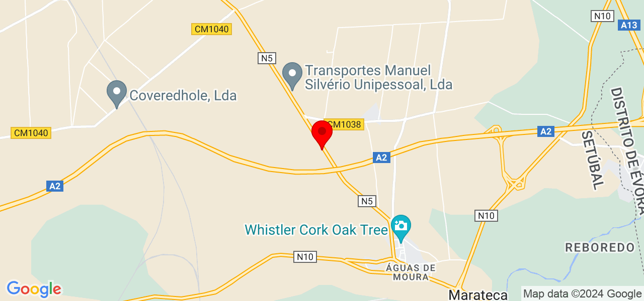 Manuela - Setúbal - Palmela - Mapa