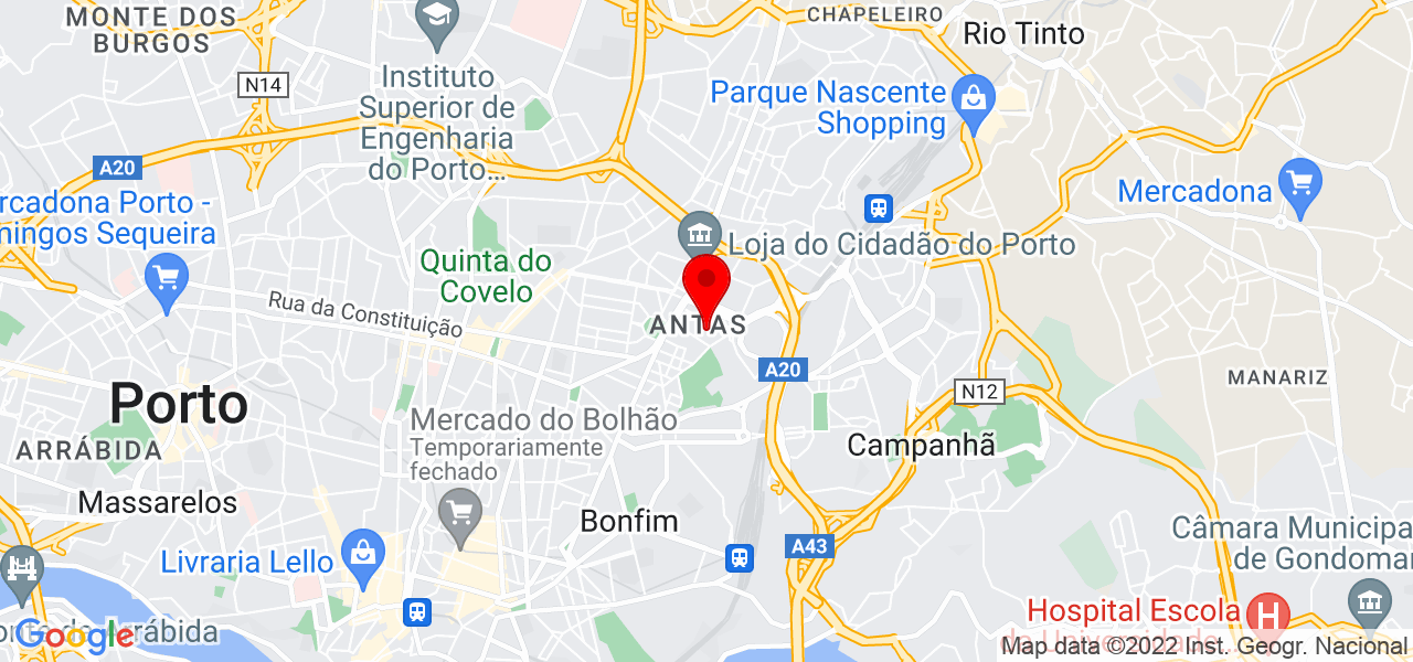 Joana Cristela - Porto - Porto - Mapa