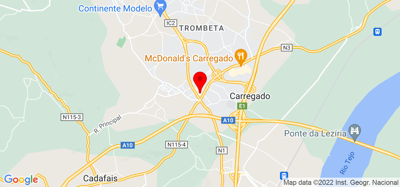 Maria Teresa - Lisboa - Alenquer - Mapa