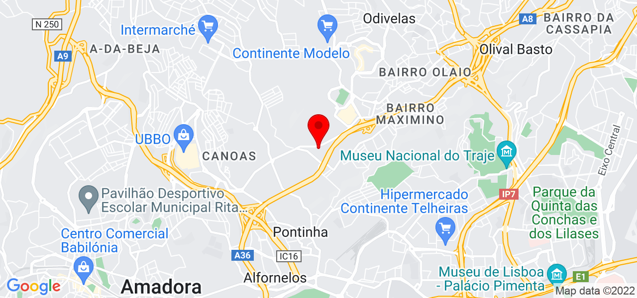 Kiram - Lisboa - Odivelas - Mapa