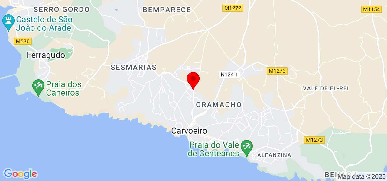 Jo&atilde;o Martins - Faro - Lagoa - Mapa