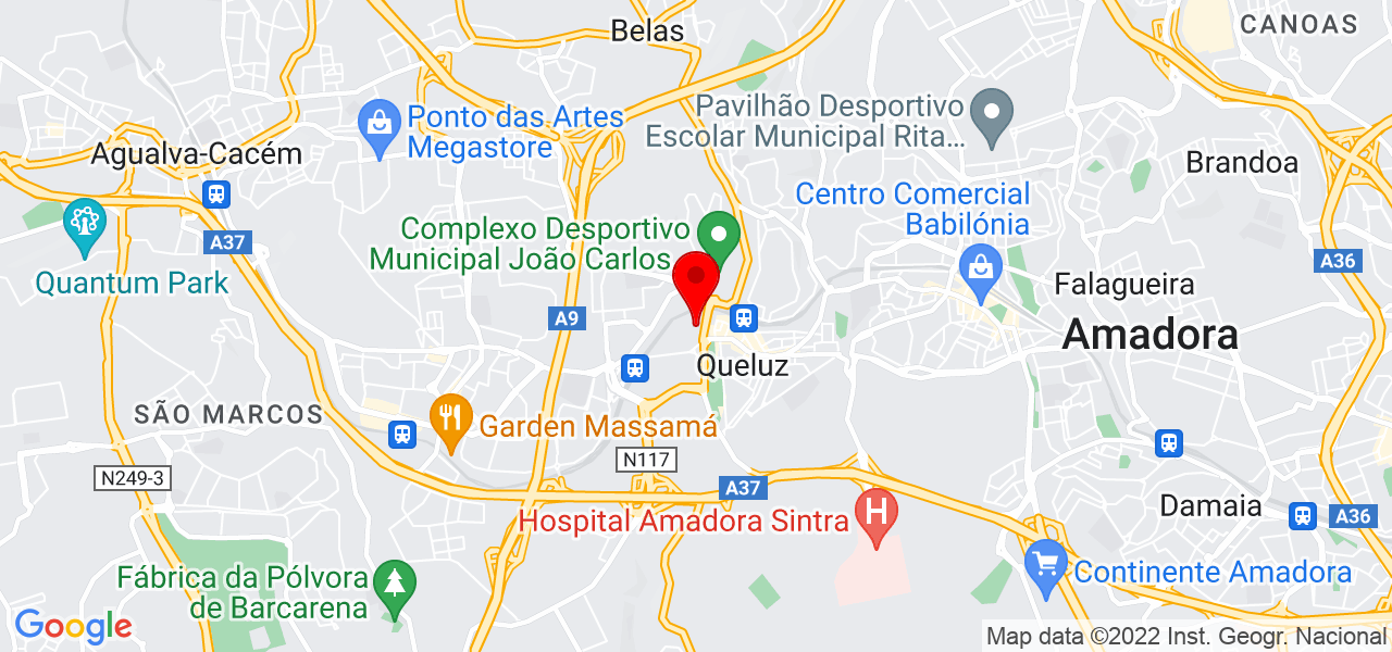 C&aacute;tia Monteiro - Lisboa - Sintra - Mapa