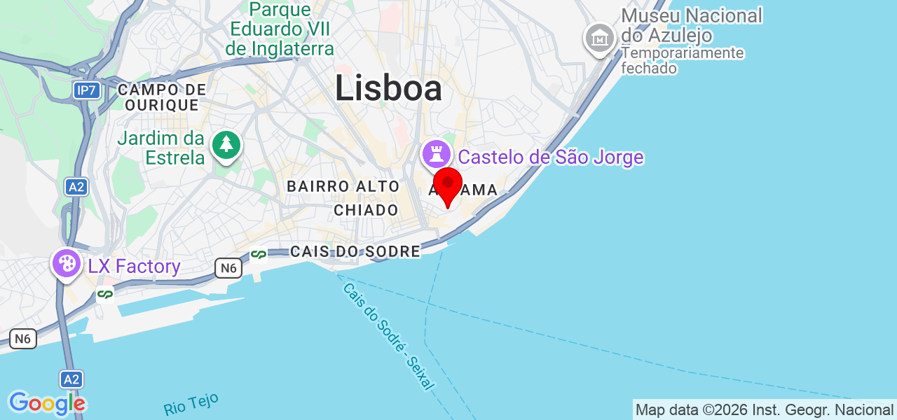 Lucas forte - Lisboa - Lisboa - Mapa