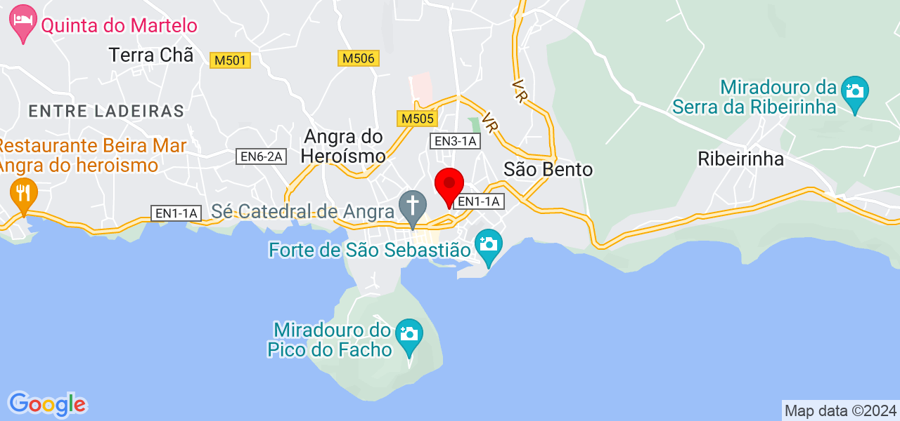 Miguel Lameira - Açores - Angra do Heroísmo - Karte