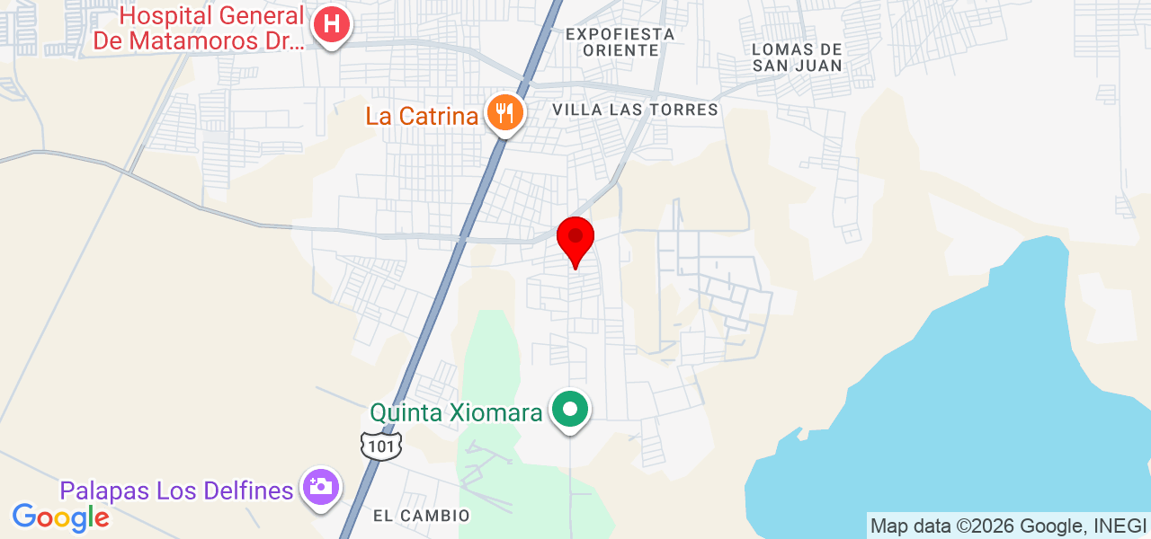 Reparaci&oacute;n de televisiones los socios - Tamaulipas - Matamoros - Mapa