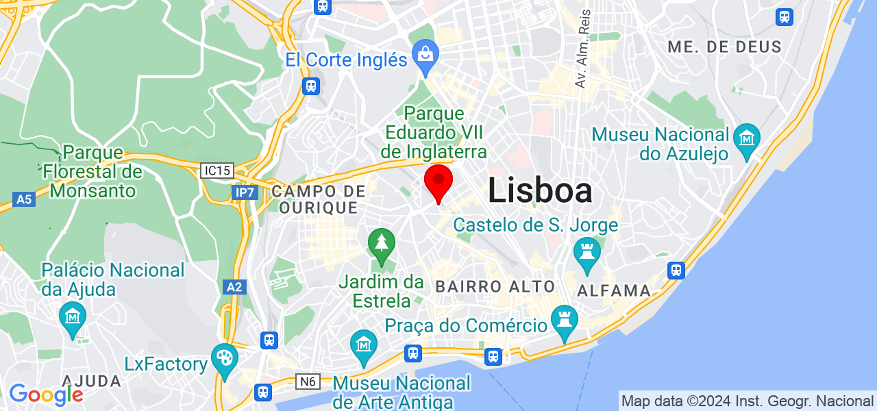 Sra Rosa - Lisboa - Lisboa - Mapa