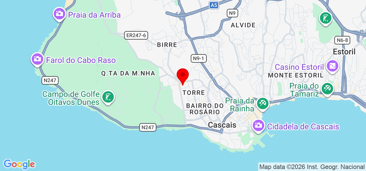 Vasco - Lisboa - Cascais - Mapa