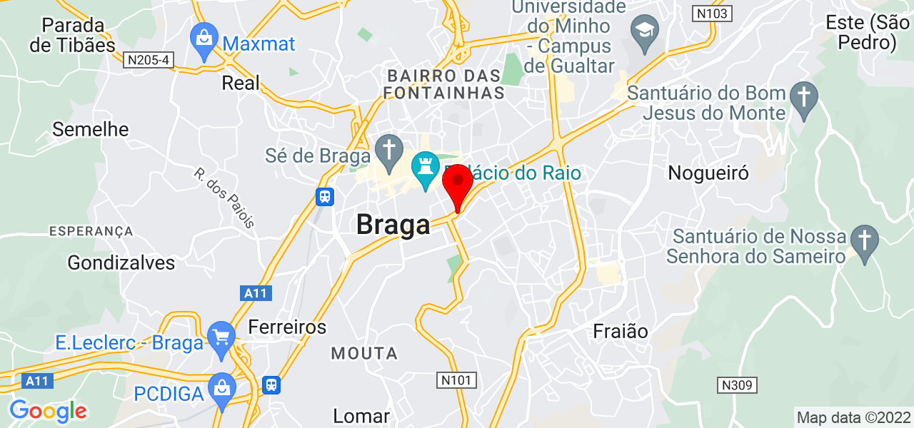 Sofia A - Braga - Braga - Mapa