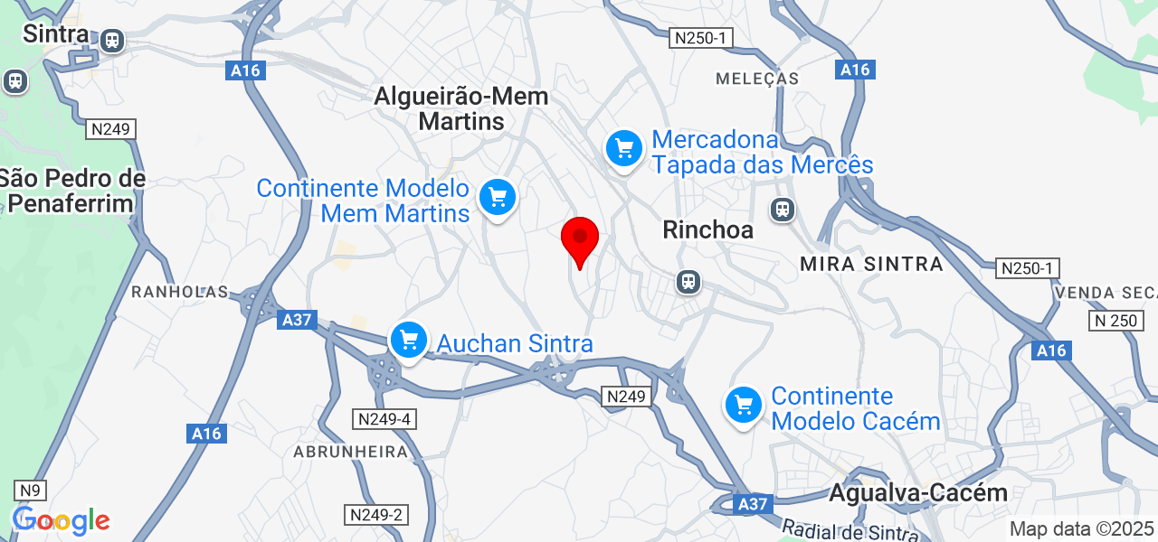 Juliana - Lisboa - Sintra - Mapa