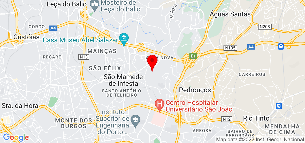 judite eloiza kmita - Porto - Matosinhos - Mapa
