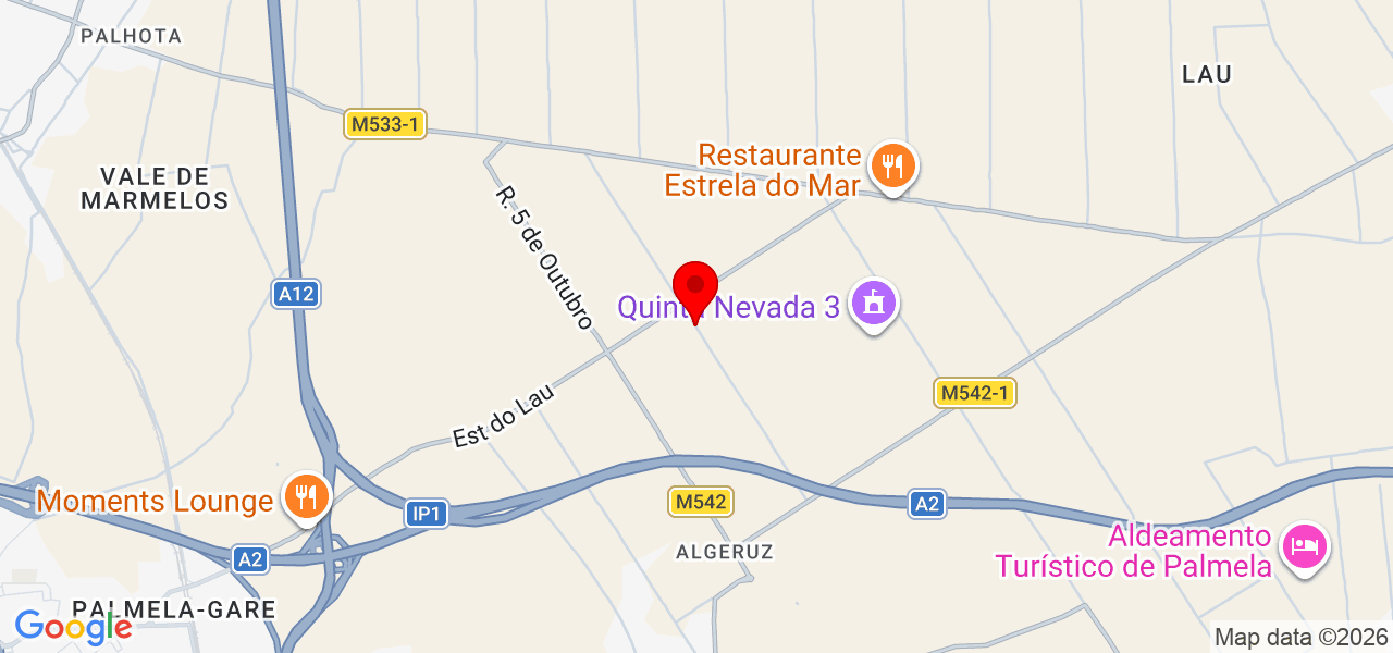 Fábio silva - Setúbal - Palmela - Mapa