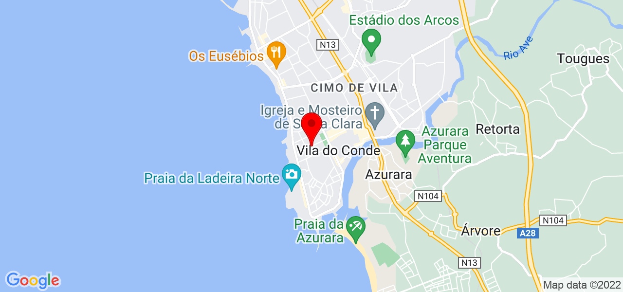 MR constru&ccedil;&otilde;es - Porto - Vila do Conde - Mapa