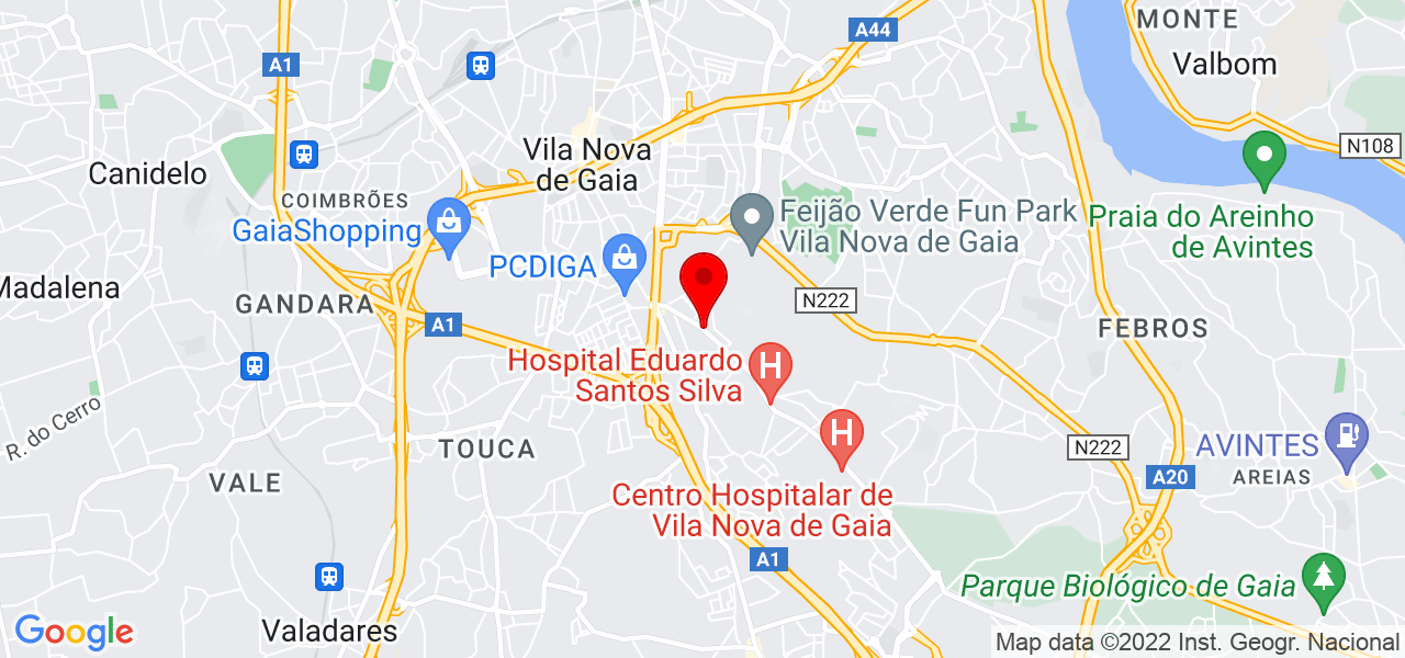 Rui - Porto - Vila Nova de Gaia - Mapa