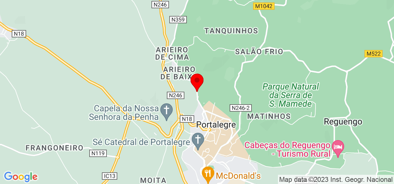 WCA MANUTEN&Ccedil;&Otilde;ES - Portalegre - Portalegre - Mapa
