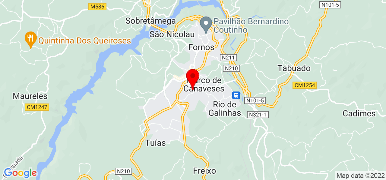 Carlos Daniel - Porto - Marco de Canaveses - Mapa