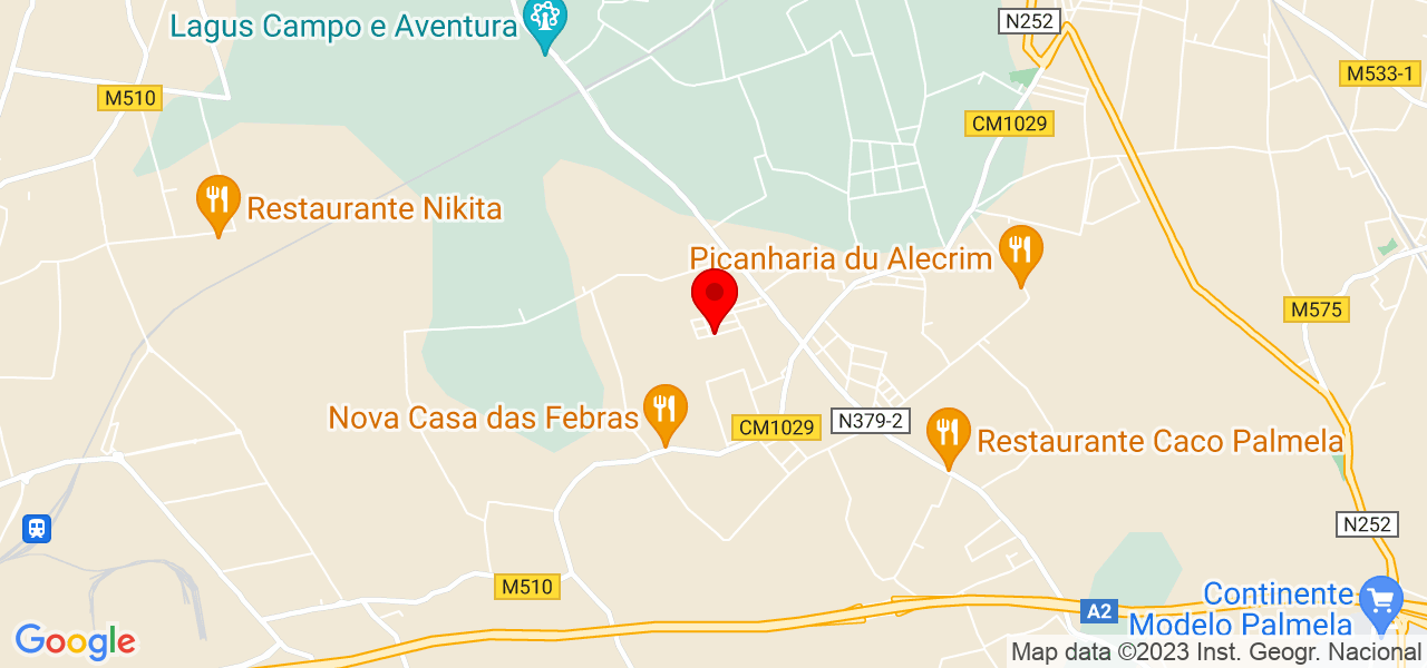 Francisca - Setúbal - Palmela - Mapa