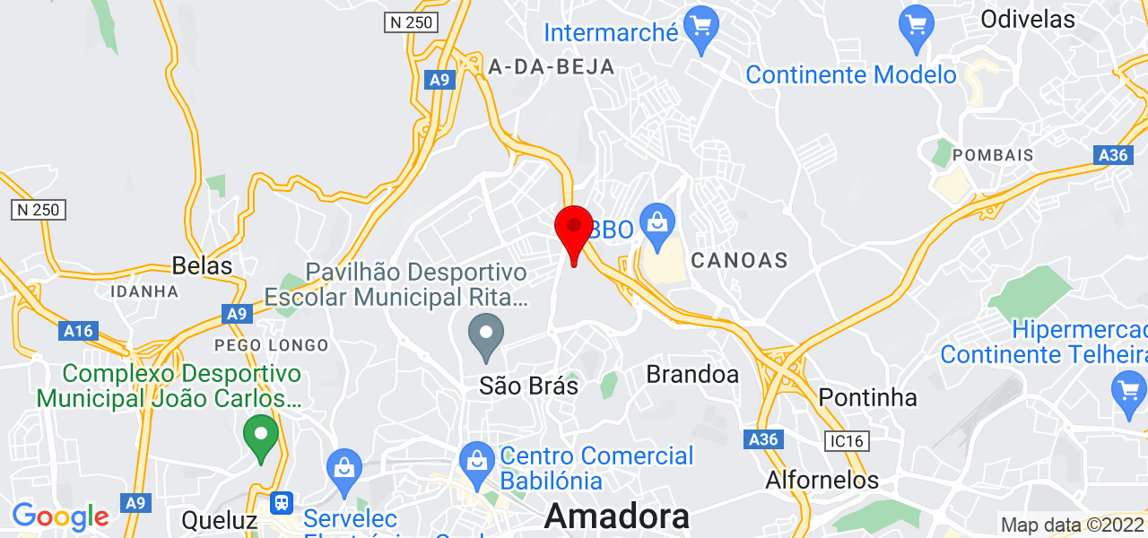 Priscila - Lisboa - Amadora - Karte