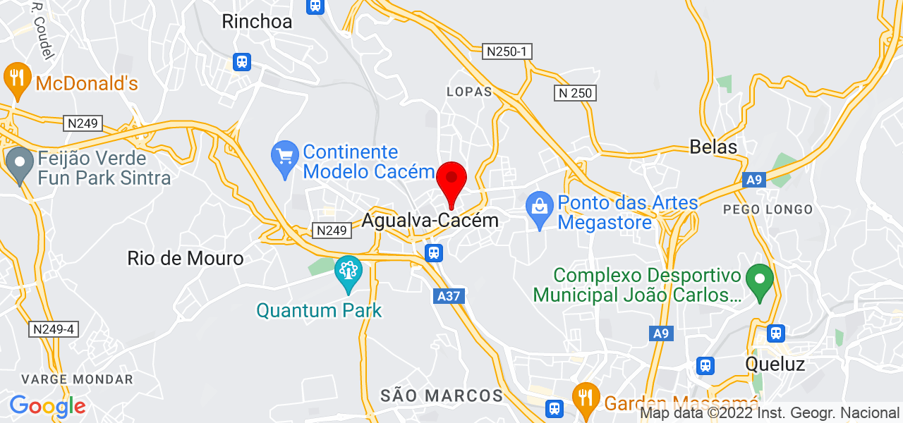 F&aacute;bio Oliveira - Lisboa - Sintra - Mapa