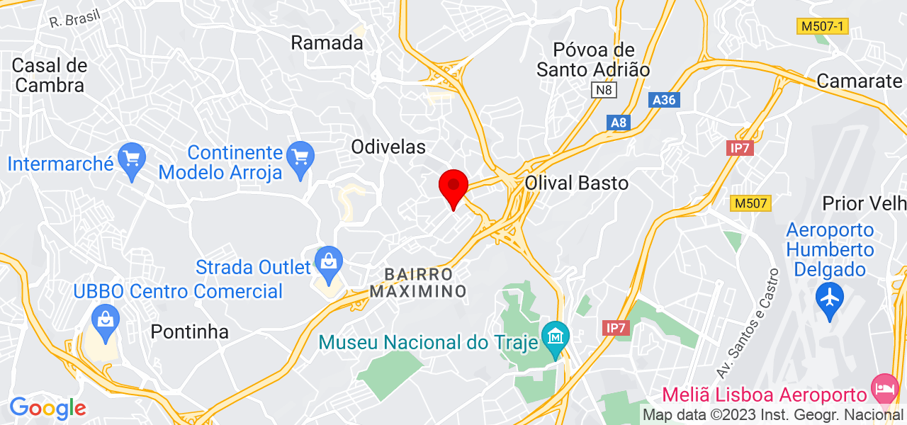 Correia - Lisboa - Odivelas - Mapa
