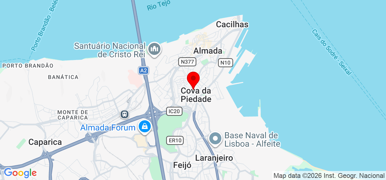 Camila Oliveira - Setúbal - Almada - Carte