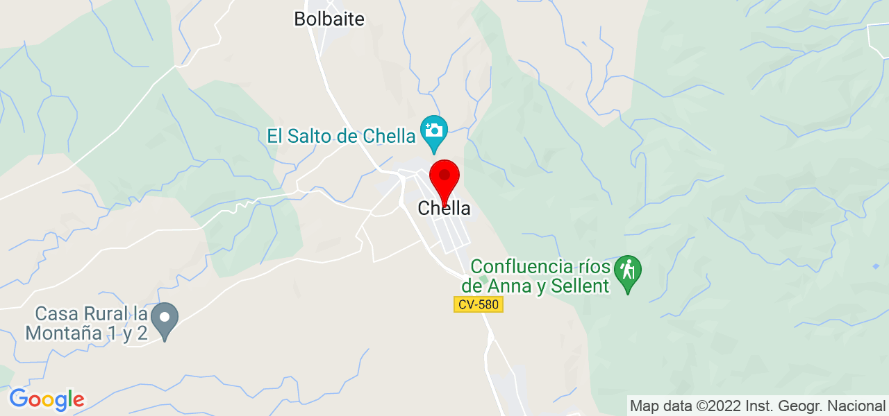 Fran jhorner - Comunidad Valenciana - Chella - Mapa