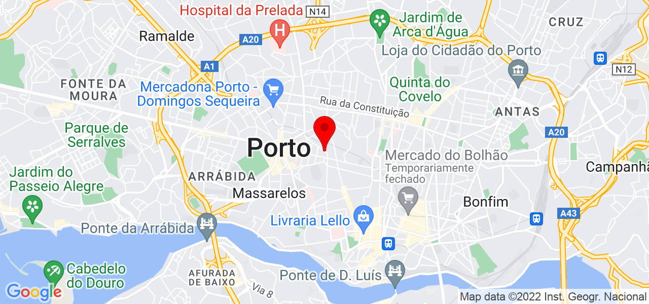 Manuel Pedro Barros - Porto - Porto - Mapa