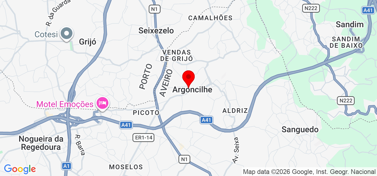 AFCService - Aveiro - Santa Maria da Feira - Mapa