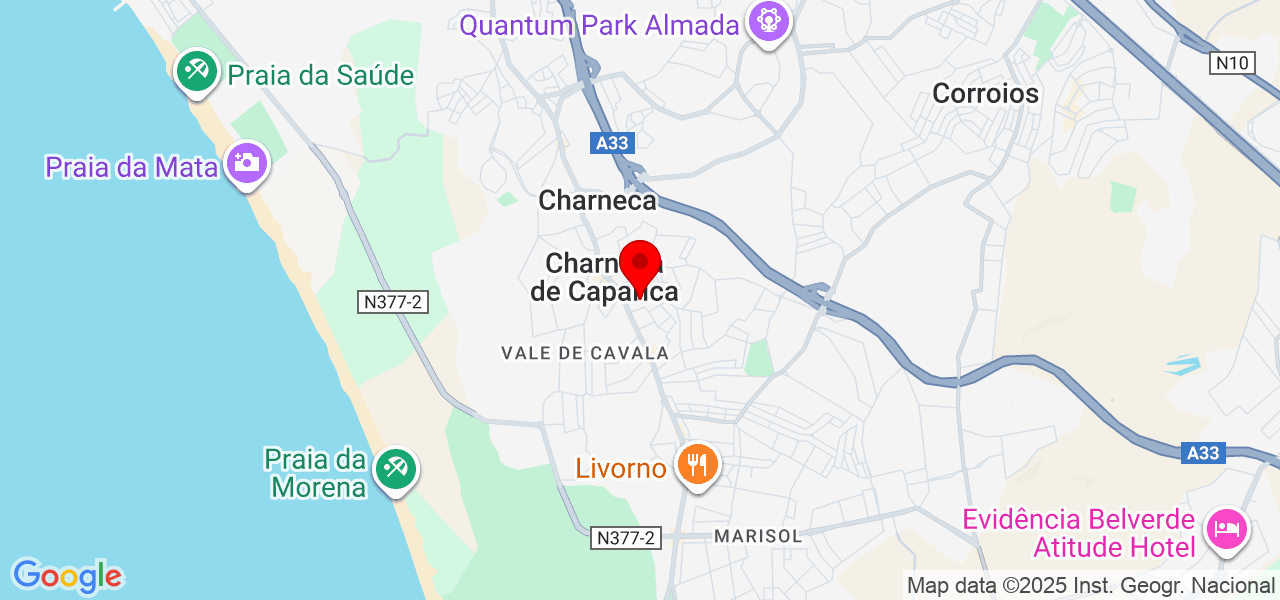 Wanda Denise Calvente - Setúbal - Almada - Map
