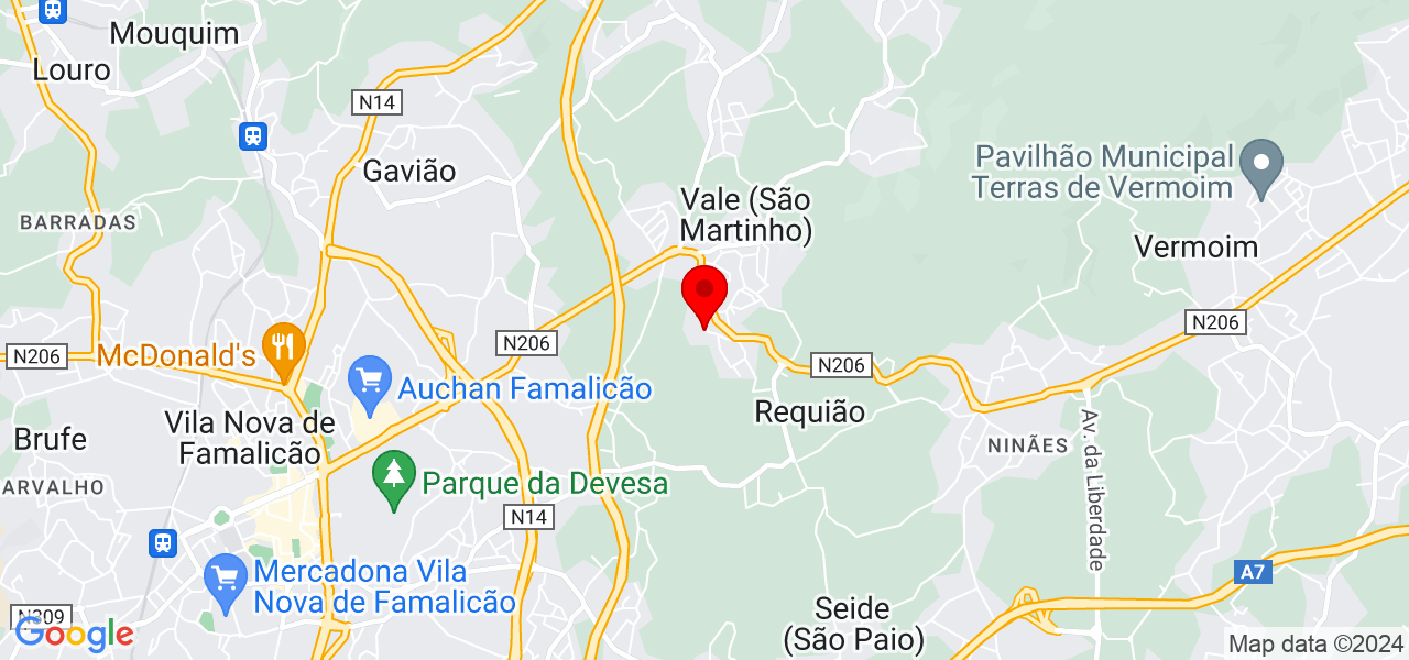 Mariana Oliveira - Braga - Vila Nova de Famalicão - Mapa