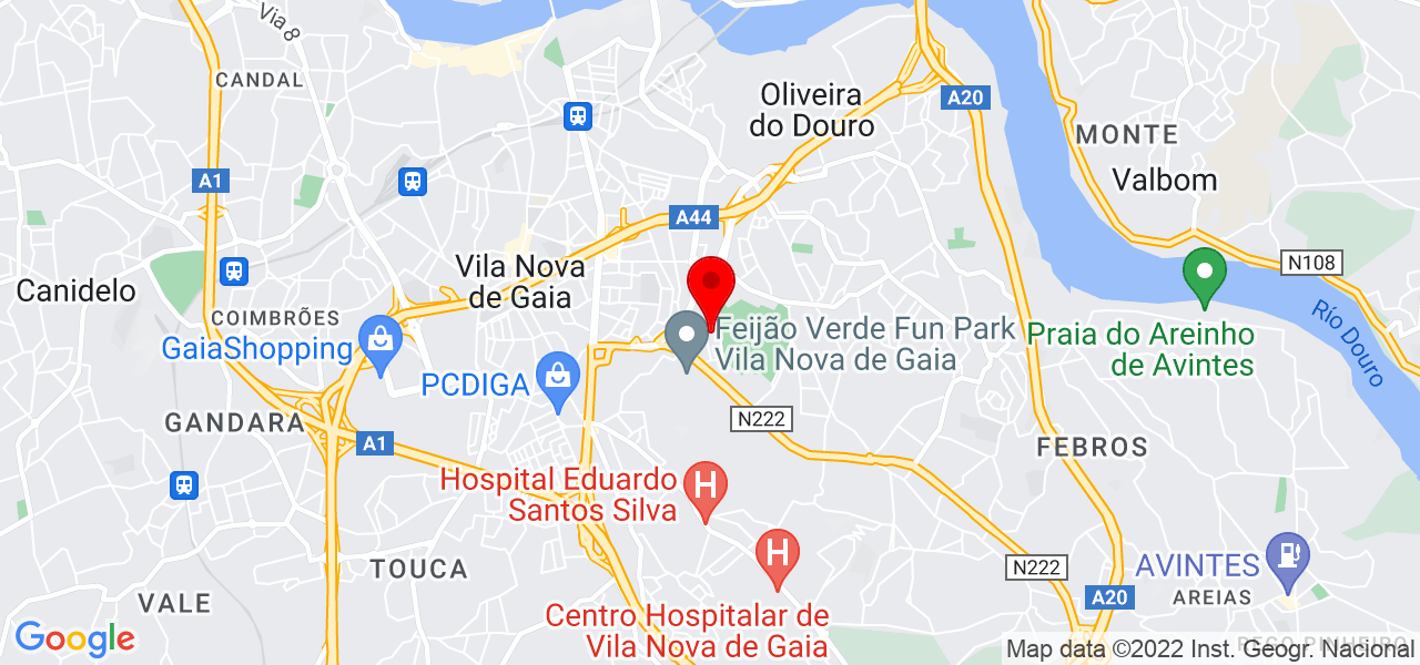 Jeferson dias - Porto - Vila Nova de Gaia - Mapa