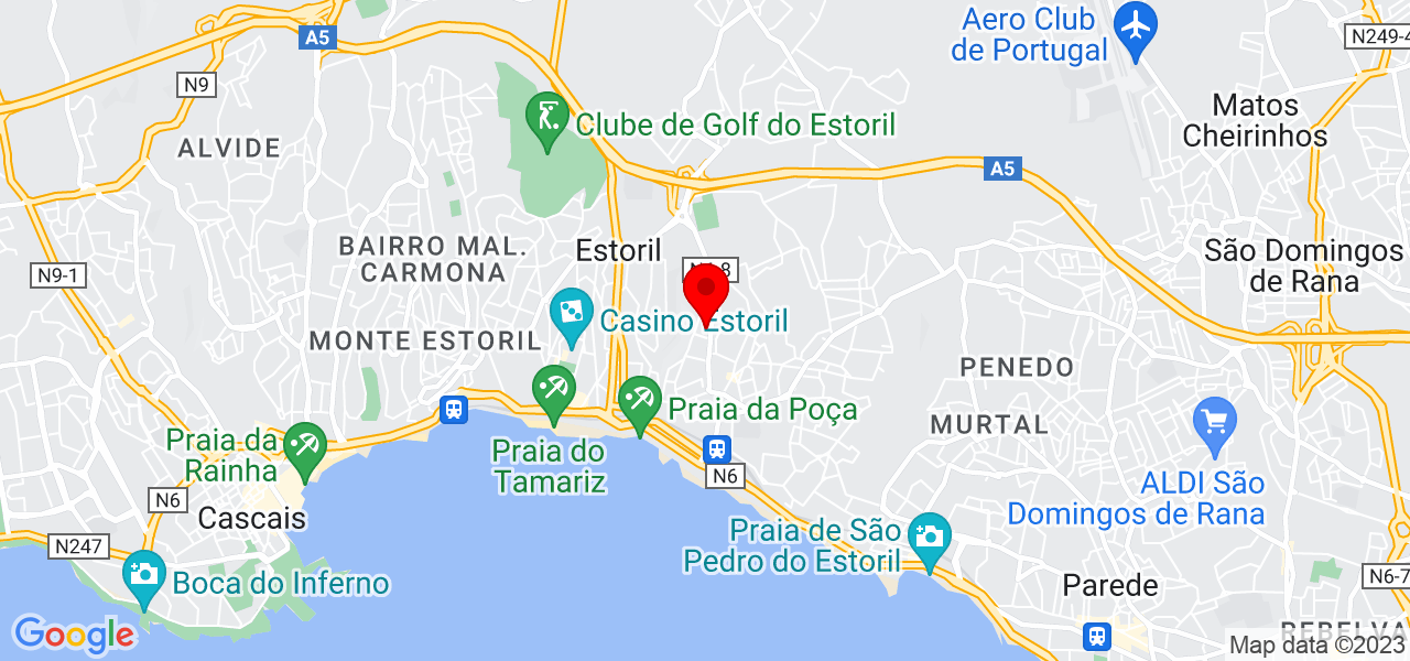 Jose saavedra vasques - Lisboa - Cascais - Mapa