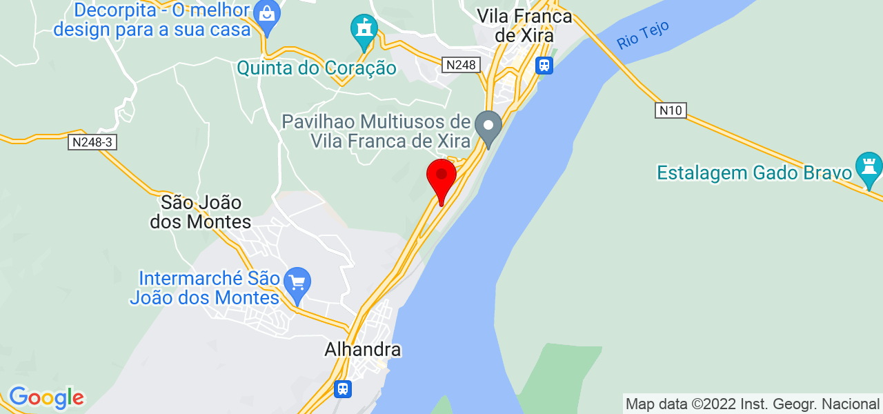 Deloventor - Lisboa - Vila Franca de Xira - Mapa